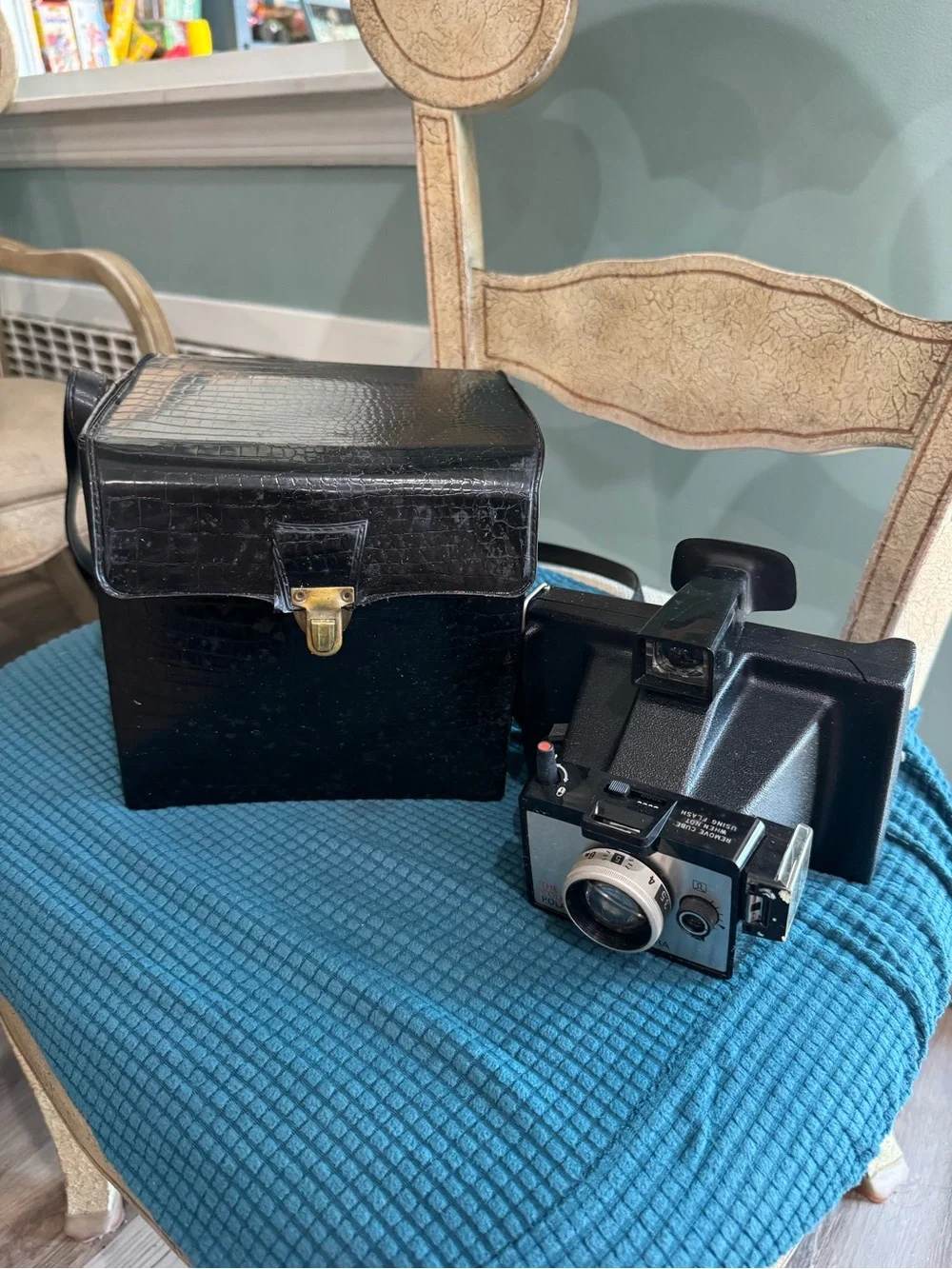 POLAROID THE COLORPACK LAND CAMERA With case!